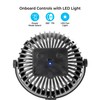 Comfort Zone Portable Stroller Fan, 3 Speed Rechargeable Battery Clip