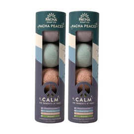 Pacha SOAP Froth Bath Bomb 2 Pack, Nourishing, Moisturizing, Pacha Peaces Calm, Naturally Derived & Handcrafted in The USA