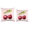 sean jaxx's design Blossom Flowers Fruity Cherry Dum Pattern Throw
