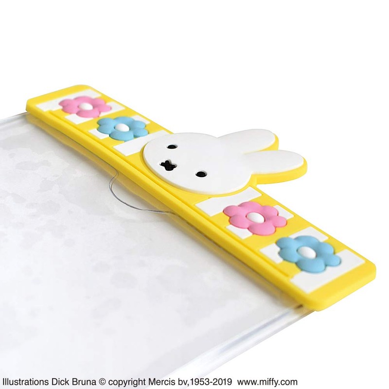 St. Lady's ST-ZMF0030 Miffy Name Holder, Striped, Yellow