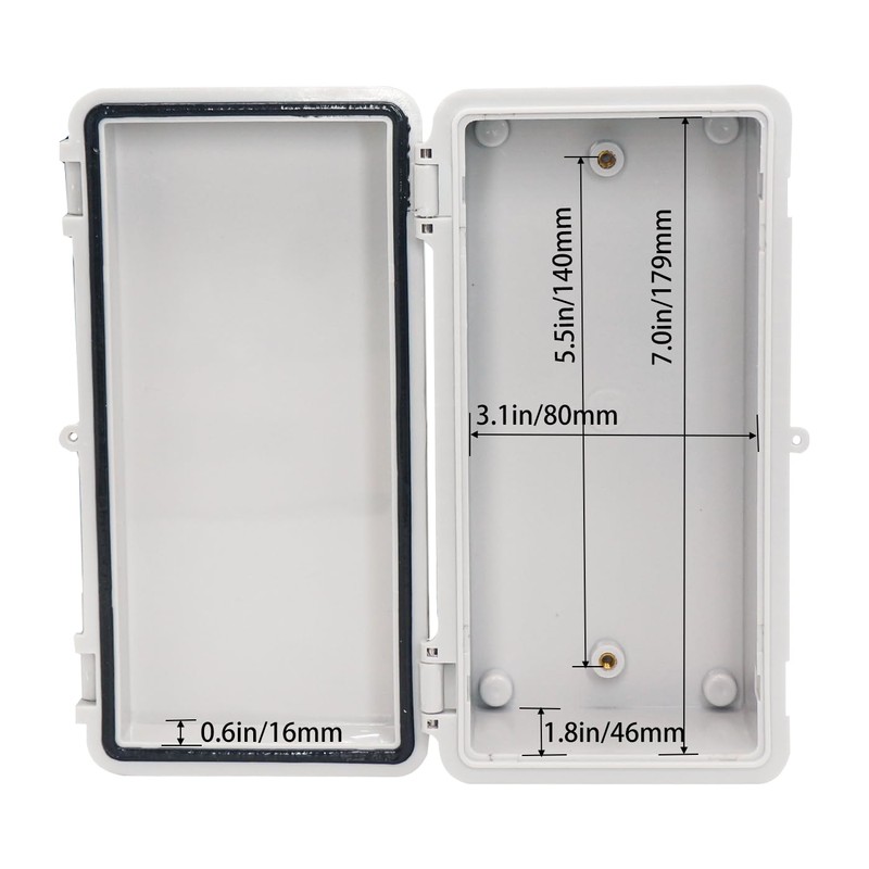 YETLEBOX Waterproof Electrical Box Dustproof Junction Box Weatherproof IP67 ABS