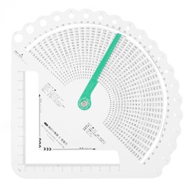 High-quality knitting ruler, knitting accessories, sock ruler for knitting, knitting ruler, knitting gauge, knitting and crochet size tool, measuring tool, multifunctional, accurate knitting stitch