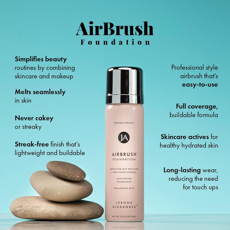 Jerome Alexander MagicMinerals AirBrush Foundation, Spray Makeup with Skincare Active