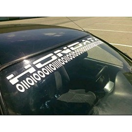 Hondata Windshield Decal Car Sticker Banners Graphic Die Cut JDM Window fits/for Honda