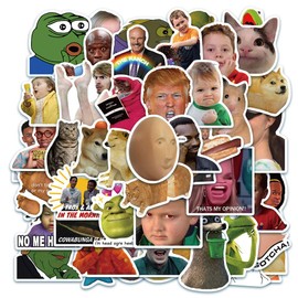 Trendy Meme Stickers(100 PCS),Gift for Children Teens Adults,Funny Vine Meme Stickers,Laptop Sticker Pack,Bumper,Water Bottles,Computer,Phone,Car Stickers and Decals
