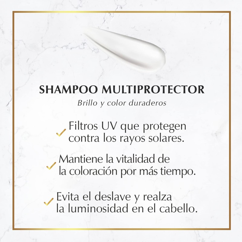Marie d'Argan Shampoo Multiprotector 500 ml con Queratina, Provitamina B5,