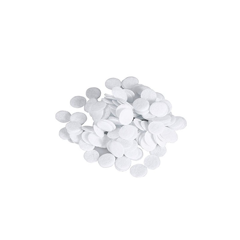 100pcs Microdermabrasion Filtros Algodón 20mm Filtro Vacío Facial Succión Almohadillas