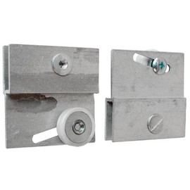 Prime-Line M 6054 Frameless Sliding Shower Door Top Bracket, 3/4 In., Flat Plastic Wheel, Steel Ball Bearings 2 Count (Pack of 1)