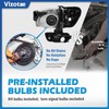Vizotae Headlights Assembly for 2001-2004 Toyota Tacoma Halogen Headlamp Replacement,