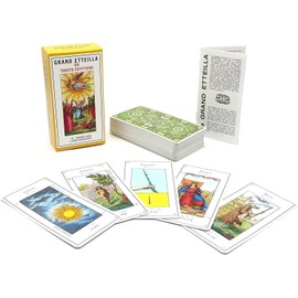 Editions DUSSERRE - Grand Etteilla Tarot Égyptien - Jeu de Cartes Divinatoire - Cartomancie Divination - Coaching Personnel - Version française - 10025265