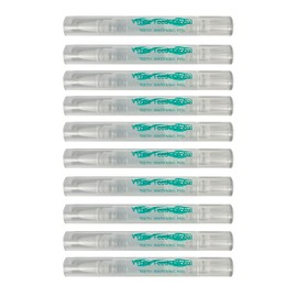 XL Teeth Whitening Pen 4cc (not 2cc) with 20+ uses of Strong Tooth Whitener Stain Remover Gel. Natural Mint, no Sensitivity, Made in The USA. (10)