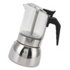 Glass Moka Pot Stainless Steel Heat Resistant Portable Classic Italian