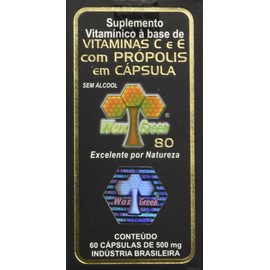 Propolis Em Capsula 80 -Export (60 Capsules)