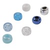 Elsa's Pony Bead Mix 200 Pieces Mixed Blue Beads Size