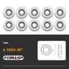 FomaSP 5/8 Inch(16mm) Diameter Round Carbide Replacement Insert Cutter With