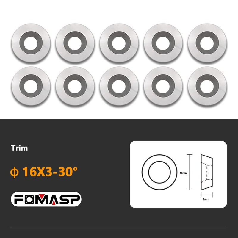 FomaSP 5/8 Inch(16mm) Diameter Round Carbide Replacement Insert Cutter With