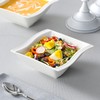 MALACASA Ivory White Dinnerware Set, 12 Pieces - Porcelain Dinner