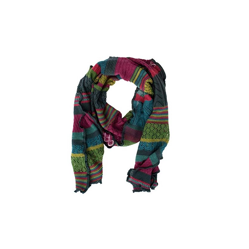 Invero 100% Wool Merino Triangular Scarf Susi One Size Multicolor