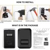 BenRich Outdoor Wall Mounted Key Safe with 4-Digit Combination, Resettable