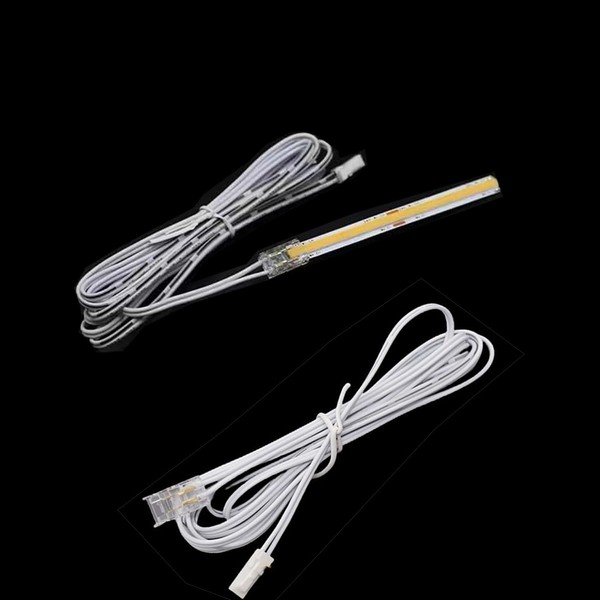 ENQIMAOYI LED Cabinet Light Extension Cord,2-pin 8mm COB to Male