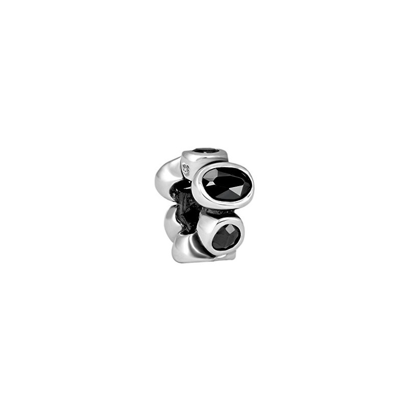 Quiges 925 Sterling Silver 3D Wreath of Circles Intermediate Element
