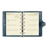 Filofax Holborn Organizer, Pocket Size, Blue - Full-Grain Buffalo Leather,