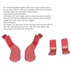 Controller Paddles, 4 Pieces Red Metal Stainless Steel Paddles Hair