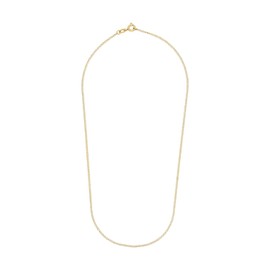 Amor 2037361 Stainless Steel Unisex Women's Men's Necklace 40 cm Gold Comes in Jewellery Gift Box, Stainless Steel, None