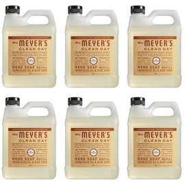MRS. MEYER'S CLEAN DAY Hand Soap Refill, Oat Blossom, Made with Essential Oils, 33 fl oz. (Pack of 6)