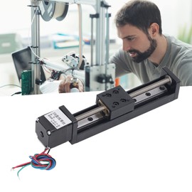 Ongwan Linear Slide Table, Impact Resistant 100mm Stroke, Low Coefficient of Friction, Direct Acting Stage (T6x1)