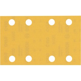 Bosch Professional Expert C470 Sandpaper with 8 Holes (for Hardwood, Paint on Wood, 80 x 133 mm, Grit 400, Orbital Sander Accessories), Pack of 10