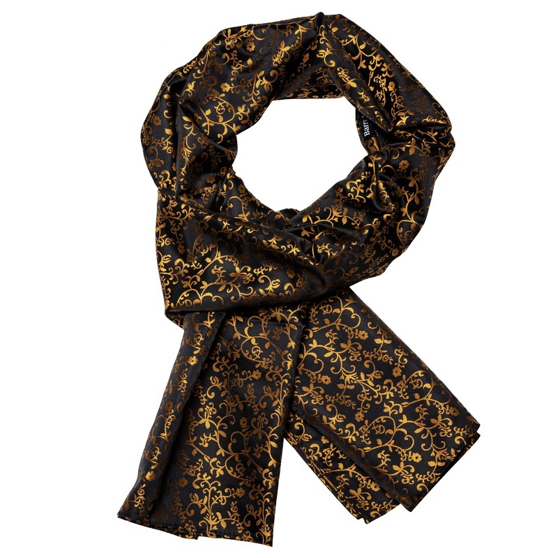 YOHOWA 2PCS Scarf Necktie Set Men/Women Fashion Silk Lightweight Feeling