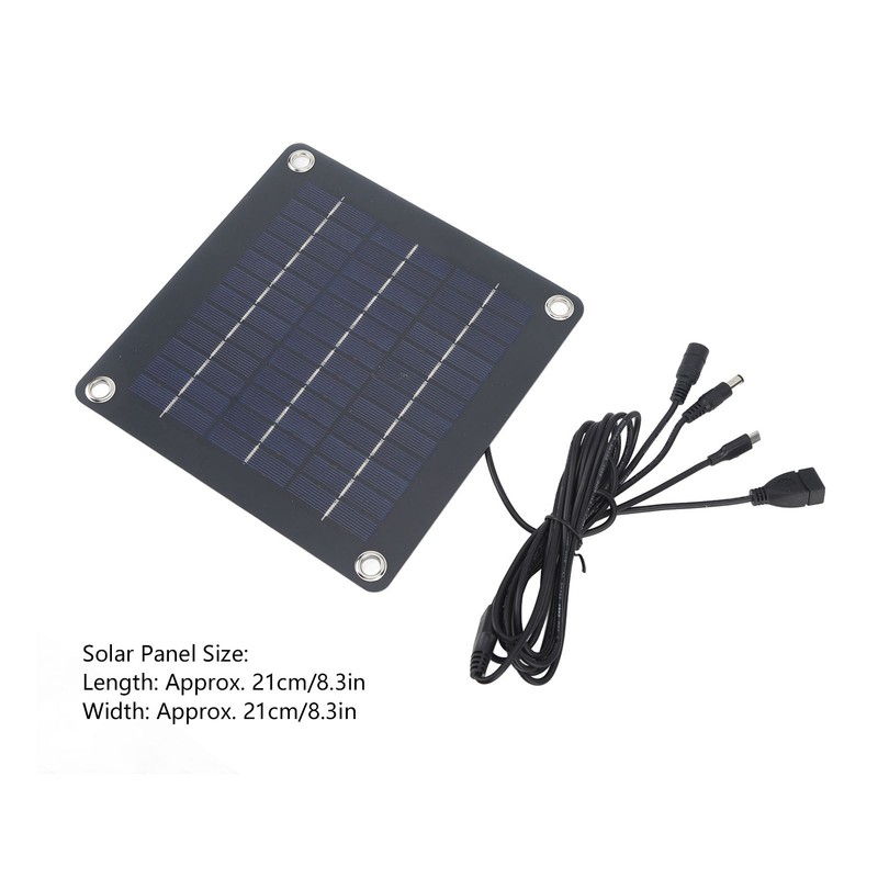 10W Solar Panel Powered Fan 8inch USB Portable Solar Panel