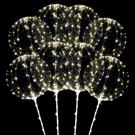 Globo led con palo 10pcs