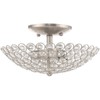 Livex Lighting 2 Lt Brushed Nickel Ceiling Mount