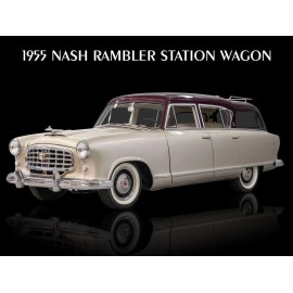 1955 Nash Rambler Station Wagon NEW Metal Sign: 12x16 Ships Free