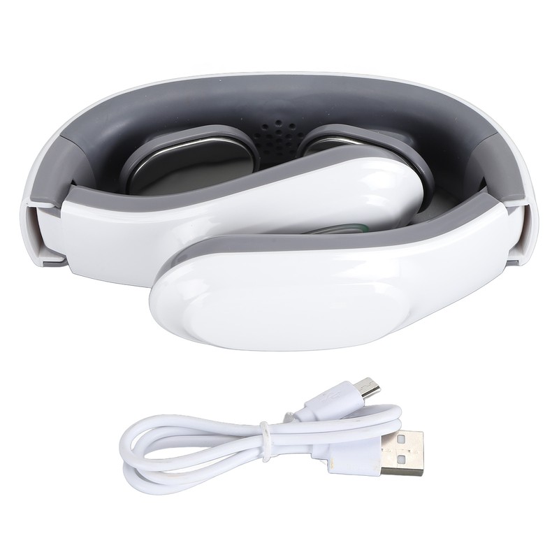 Electric Pulse Neck Massager 6 Modes 9 Strength Foldable Rechargeable