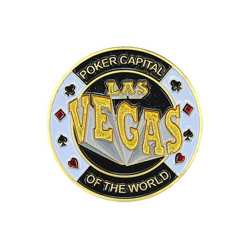 Fa. Wessel Pokerguard Poker Card Guard Las Vegas Real Gold-Plated