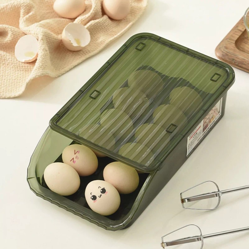 Huevera Caja Organizador Huevos Huevera Para Refrigerador