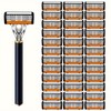 Men's 7-Blade Razor Set, 36 Stainless Steel Blades - Perfect