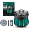 VGR 373 Professional 6D Rotary Head Shaver for Bald Men
