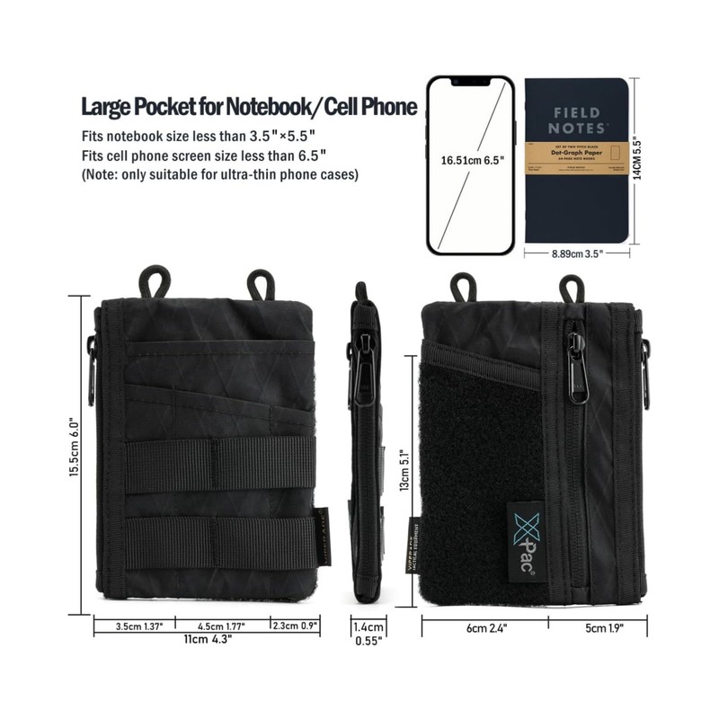 VIPERADE VE16 X-Pac EDC Pouch Small EDC Organiser Tool Bag
