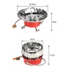 Lixada Windproof Piezo Ignition Gas Stove Outdoor Cooking Gas Burner
