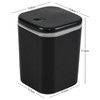Hayixia 2 L Mini Desktop Garbage Bin, Mini Plastic Push-button