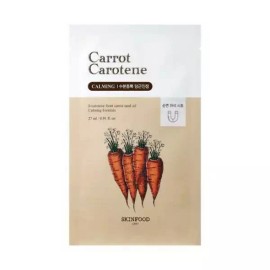Skinfood 스킨푸드 캐롯 카로틴 마스크시트 1매 Skinfood Carrot Carotene Mask Sheet 1pc [[Moisture Soothing] Carrot Mask Sheet]