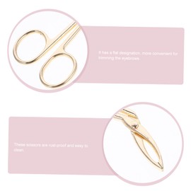 Mikinona Facial Hair Tweezers Set Scissor Point 3pcs Stainless Steel Eyebrow Tweezers Comfortable Grip