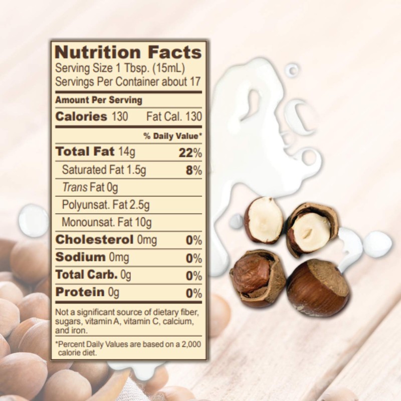 Roland Foods Roasted Hazelnut Oil, 8.5 Ounce