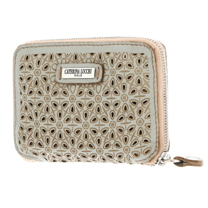 CATERINA LUCCHI Modena Diva Zip Around Wallet V. Salvia Toni