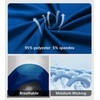 ZITY 7 Pack Mens Polo Shirts with Pocket Moisture Wicking
