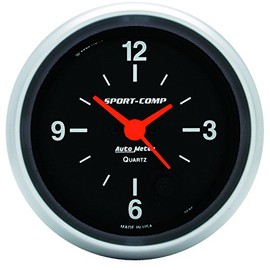 Auto Meter 3585 Sport-Comp Clock,2.625 in.
